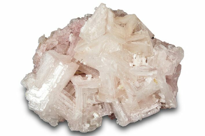Pink Halite Crystal Cluster - Trona, California #314167
